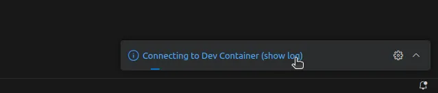 devcontainer build log